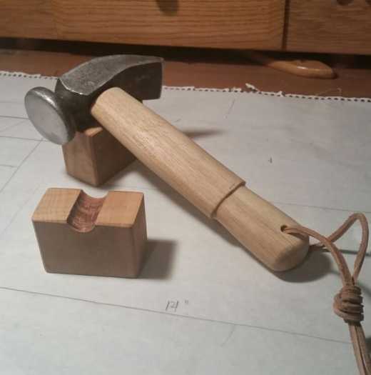 A large English pattern shoemaker or bookbinder's hammer